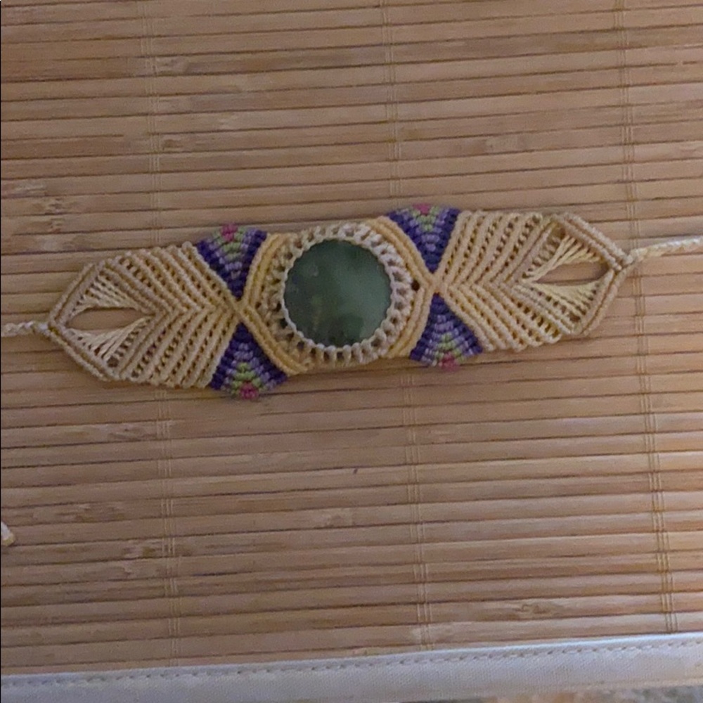 Beautiful hand made bracelet.
